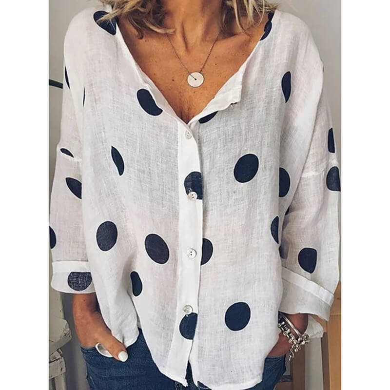 Floral Print Loose Blouse