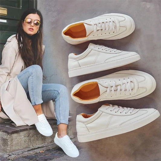 Classic Casual White Couple Sneakers