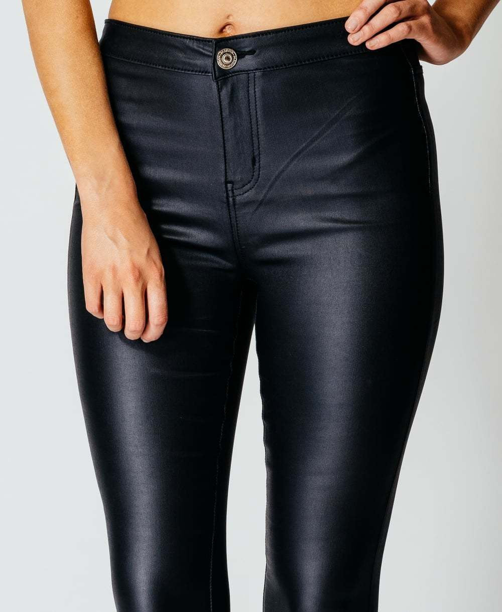Hot Sales High Waist Skinny PU Pencil Pants