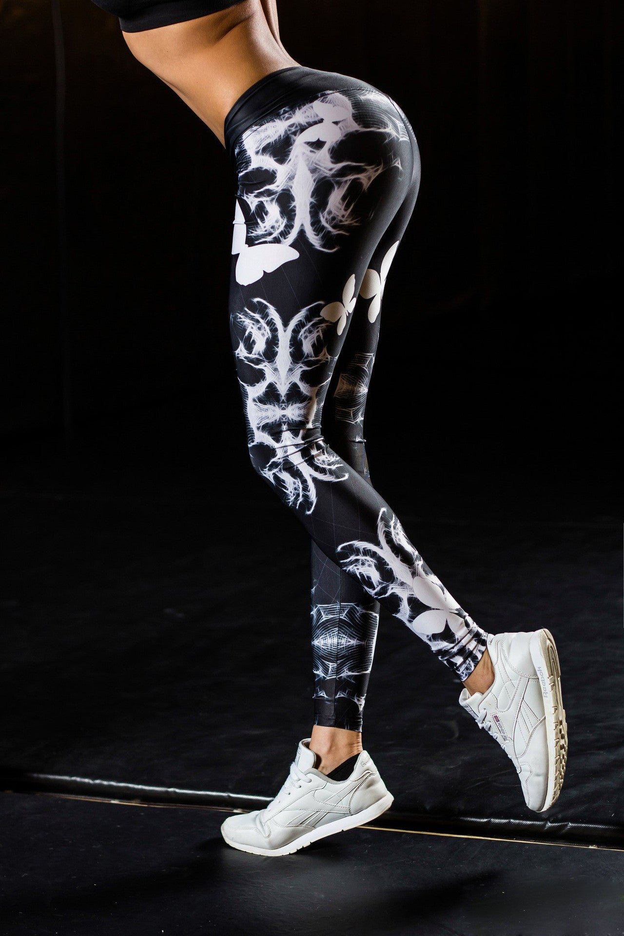 Fashion Low Waist Print Long Leggings