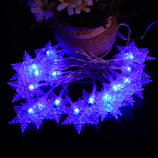 2M 20 LED Snowflake String Fairy Light festival Party Wedding Decoration