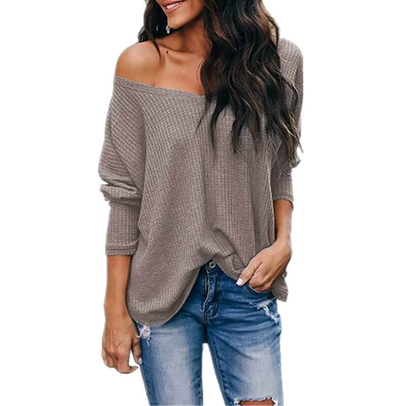 One Shoulder Loose Blouse