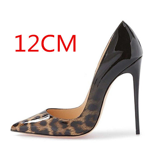 Pointed Toe Low Cut Super High Stiletto Heels Dress Party Shoes