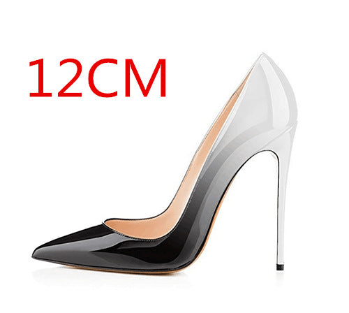 Pointed Toe Low Cut Super High Stiletto Heels Dress Party Shoes