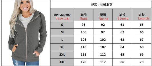 Solid Color Zipper Women Loose Short Hooded Coat