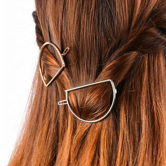 Simple D Shape Women's Hairpin