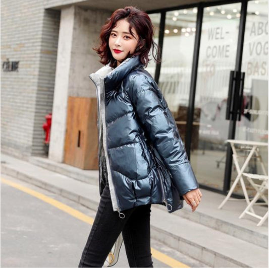 Padded PU Shearling Jacket