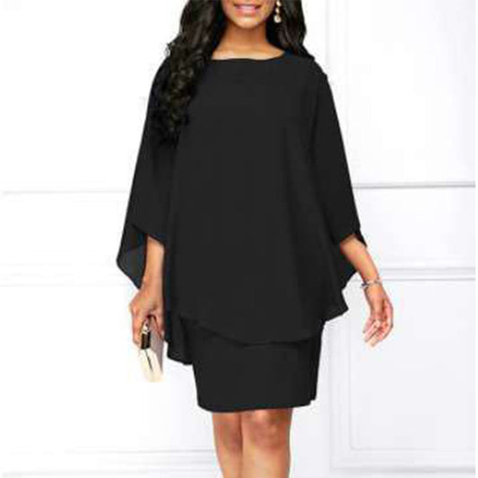 Summer Plus Size Chiffon Loose Dress