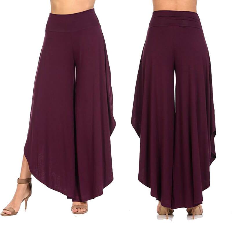 Wide Leg High Waist Loose Irregular Pants