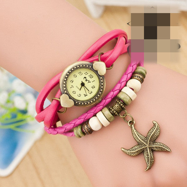 Love Starfish Bracelet Watch