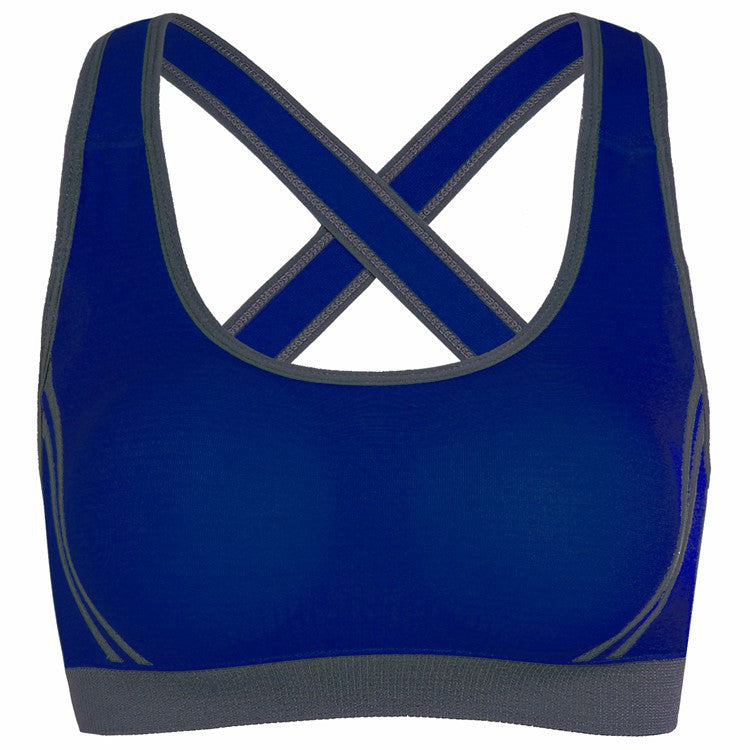 Sports Bra Candy Color Cutout Underwear Tank Tops