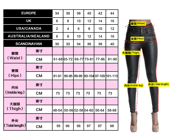 Hole Pearl Packets High Waist Pure Color Slim Zipper Pants