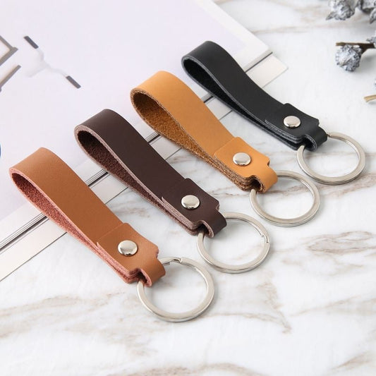 Retro Cowhide Leather Key Chain