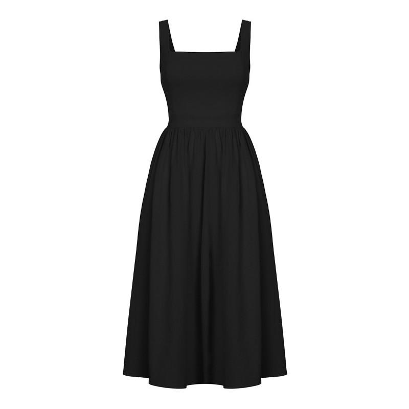 Empire Waist Classic Soild Dress