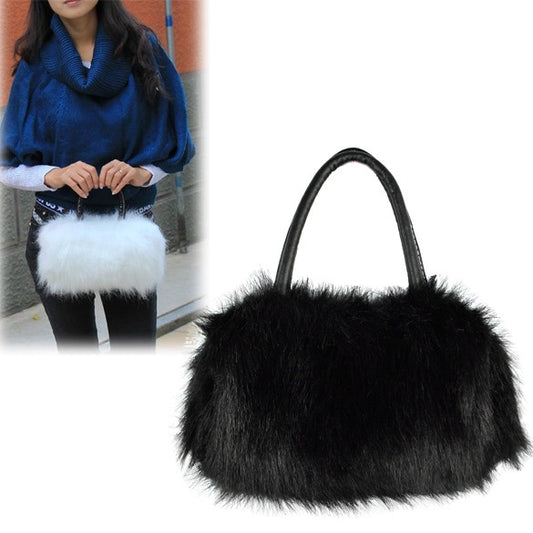 Winter Mini Lovely Fur Leather Handbag Shoulder Bag