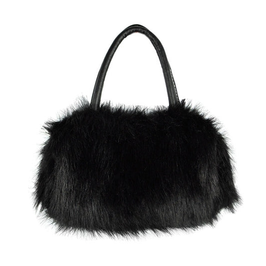 Winter Mini Lovely Fur Leather Handbag Shoulder Bag