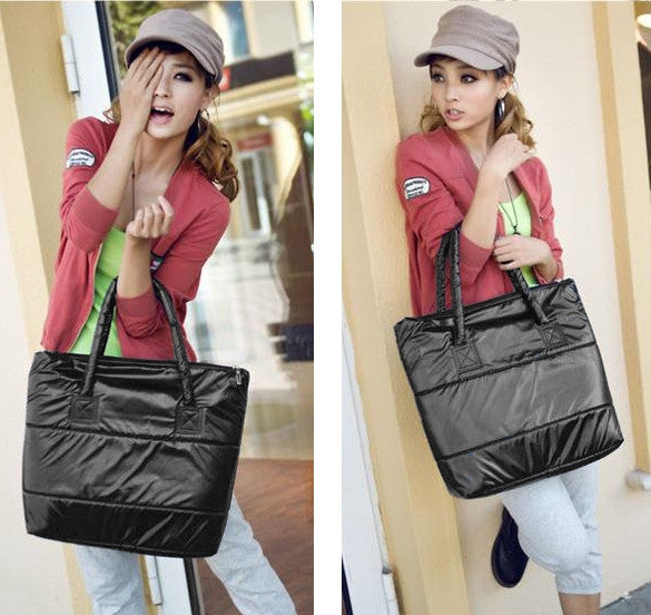 Korea Space Bale Winter Cotton Totes Lady Bag Shoulder Bag Handbag Bag