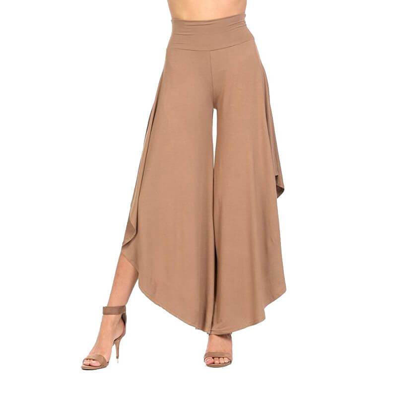 Wide Leg High Waist Loose Irregular Pants