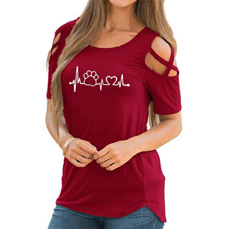 Scoop Print T-shirt