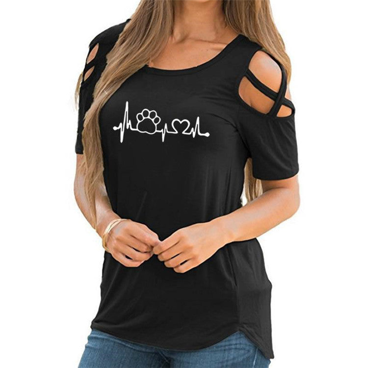 Scoop Print T-shirt