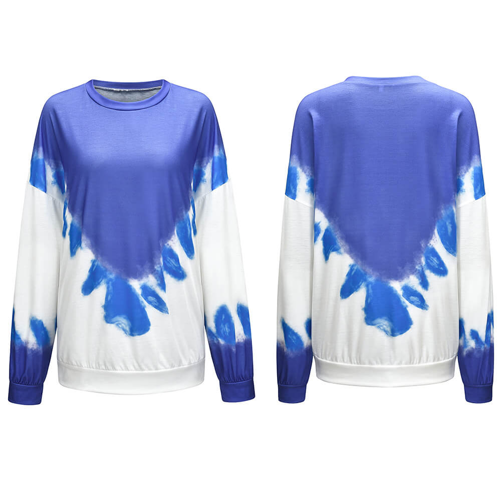 Creative Tie Dye Plus Size Hoodies