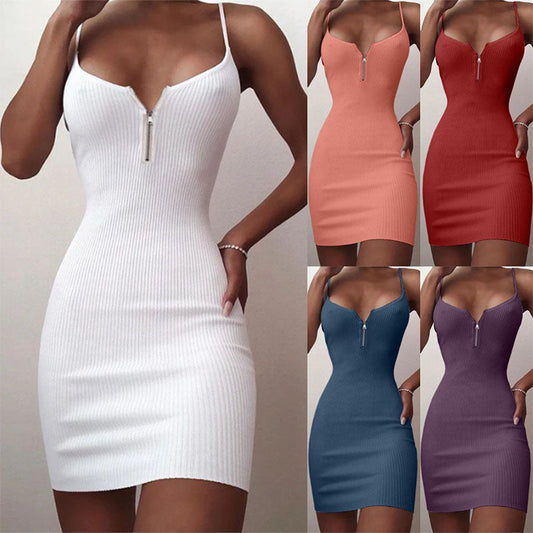 OL Tight Sling Bodycon Dress