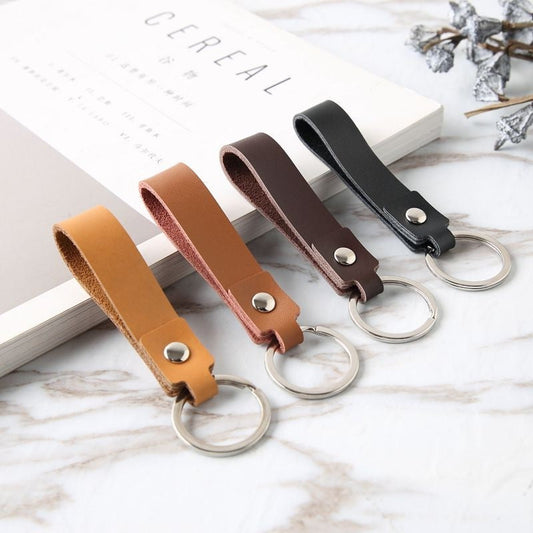 Retro Cowhide Leather Key Chain