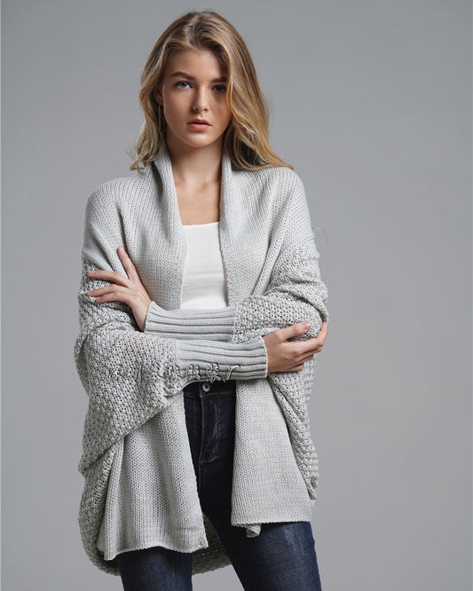 Women's Sweater Loose Bat Sleeves Loose Cardigan