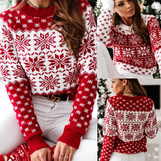 Snowflakes Pattern Christmas Ugly Sweater