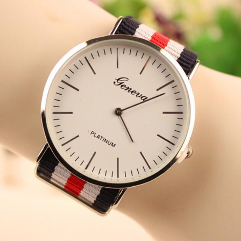 Simple Fashion Colorful Strap Watch