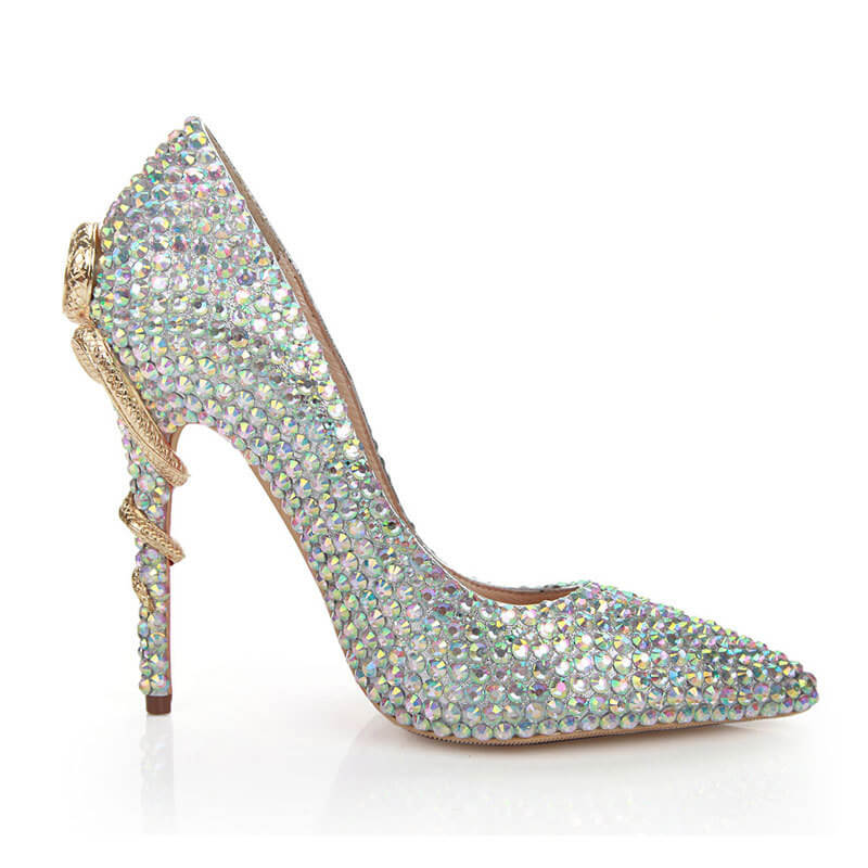 Pumps | Multicolor Pumps | Rhinestone Pumps