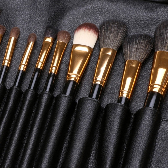 New Fashion 20-Piece Professional Makeup Brush Set Light Pouch Brushes Makeup Tool Set