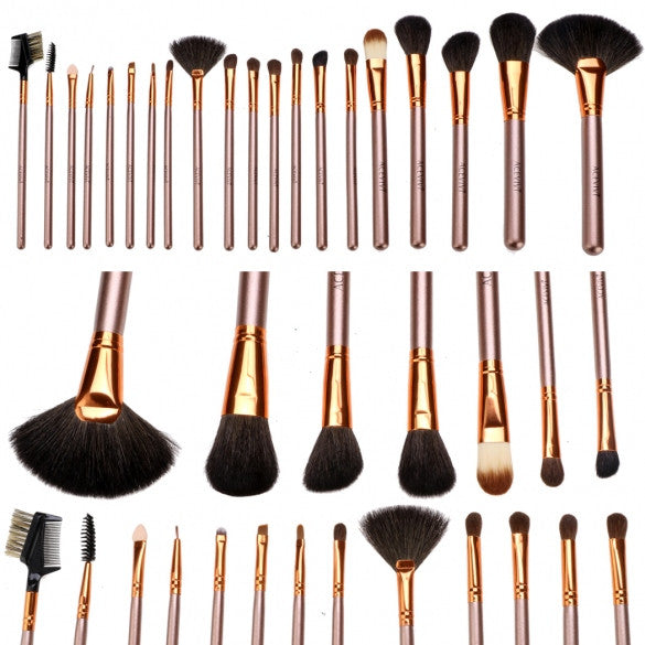 New Fashion 20-Piece Professional Makeup Brush Set Light Pouch Brushes Makeup Tool Set