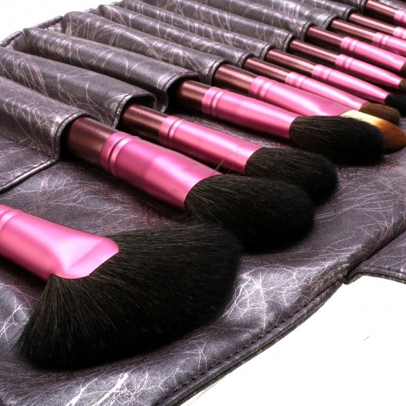 New Fashion 20-Piece Professional Makeup Brush Set Light Pouch Brushes Makeup Tool Set