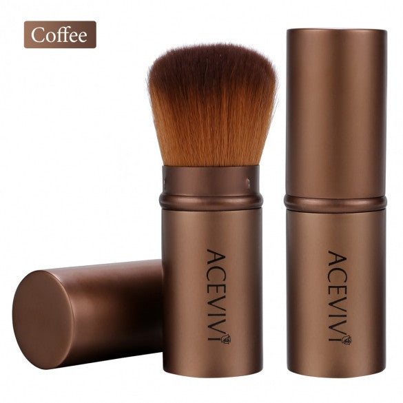 Acevivi Retractable Kabuki Brush Concealer Foundation Blush Face Powder Bronzer Makeup Brushes