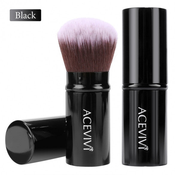 Acevivi Retractable Kabuki Brush Concealer Foundation Blush Face Powder Bronzer Makeup Brushes