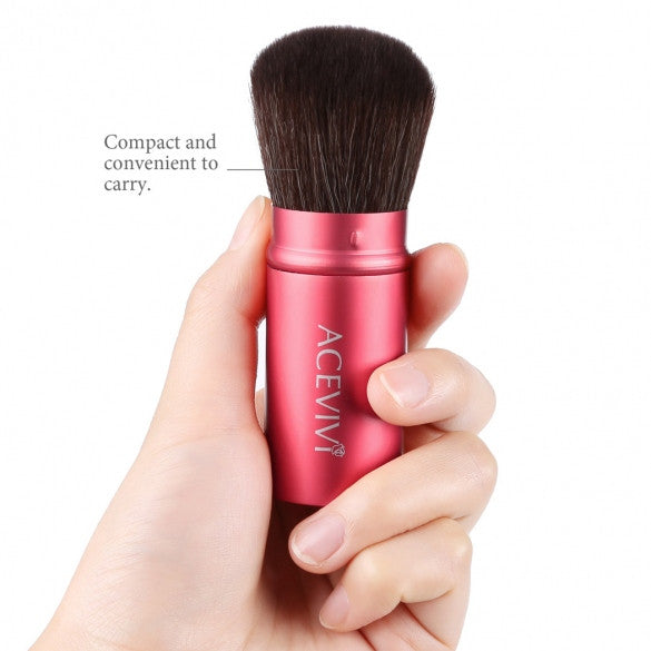 Acevivi Retractable Kabuki Brush Concealer Foundation Blush Face Powder Bronzer Makeup Brushes