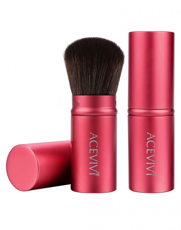 Acevivi Retractable Kabuki Brush Concealer Foundation Blush Face Powder Bronzer Makeup Brushes