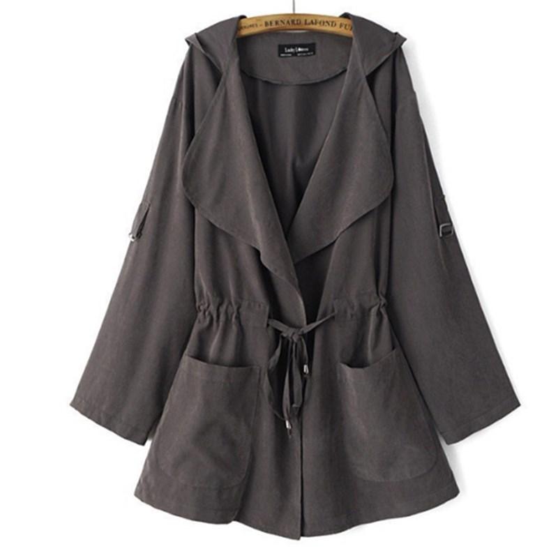 Women Basic Outwear Jackets Autumn Jacket Spring Long Jackets And Coats Female Coat