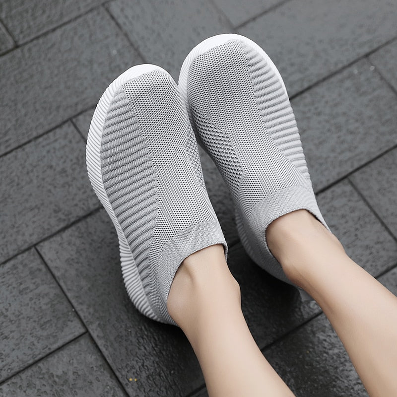 Slip On Flat Sock Sneakers 