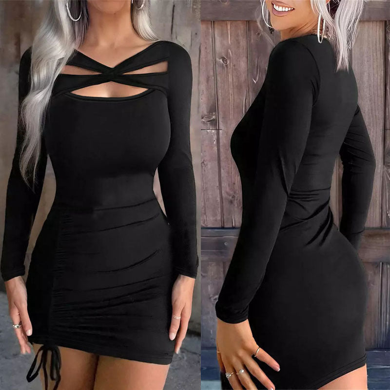 V-Neck Dress | Bodycon Dress | Elegant Dress