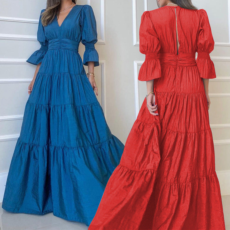 Women's Dress | Long Sleeve Dress | Midi Dress