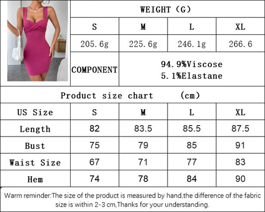 Sensual and Slimming Women's Bodycon Suspender Dress