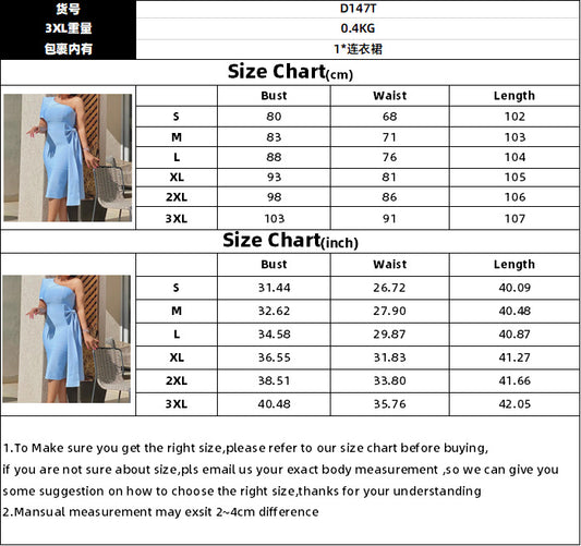 Solid Color Bow Tie Plus Size Elegant Commuter Dress