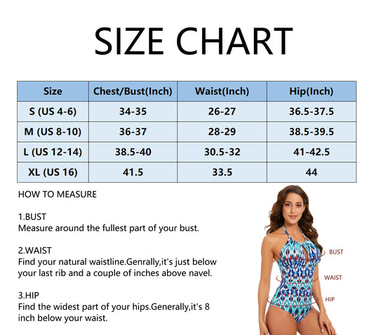 2023 New European and American Sexy Printed Halterneck Swimsuit