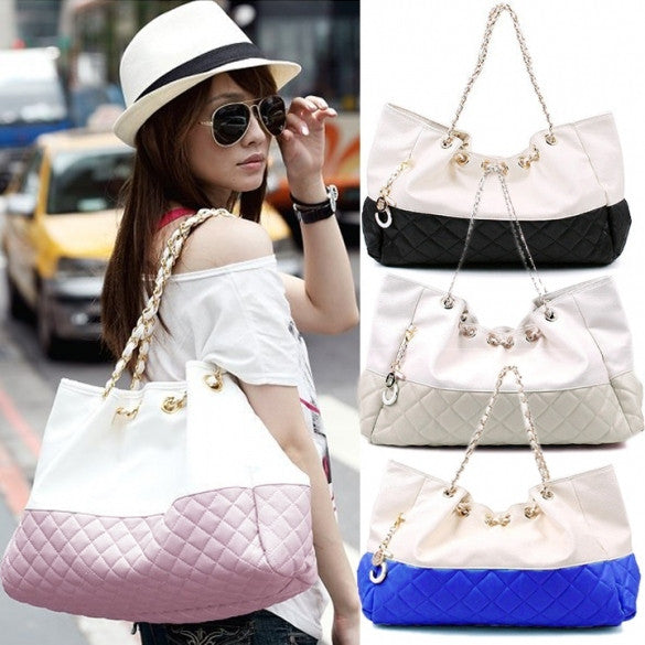 Girls' Oversized Bag Shoulder Handbag Chain Straps