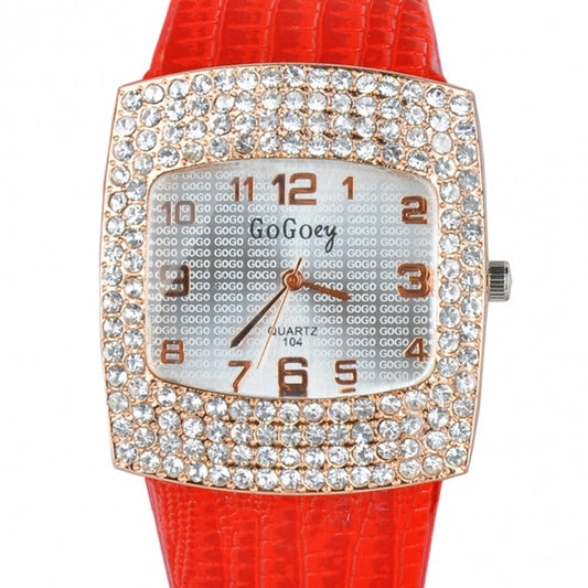 Women Rhinestone Crystal Wristwatches