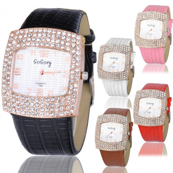 Women Rhinestone Crystal Wristwatches