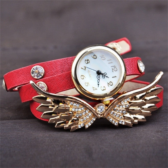 Wing Bracelet Watch Quartz Movement Wrist Women Watch