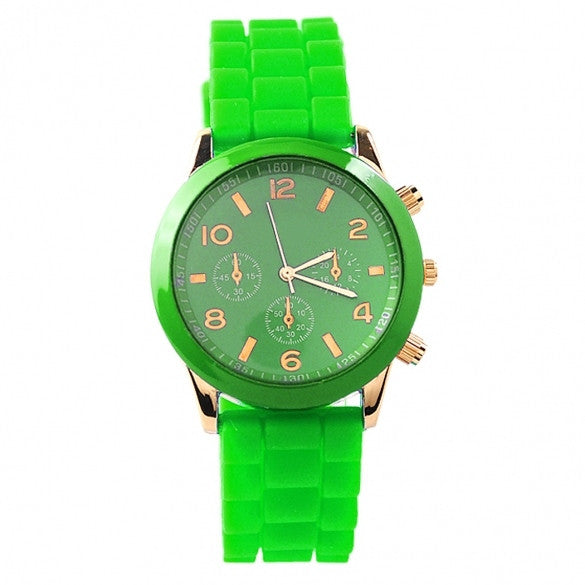 Ladies Brand Silicone Jelly Watch Quartz Watch